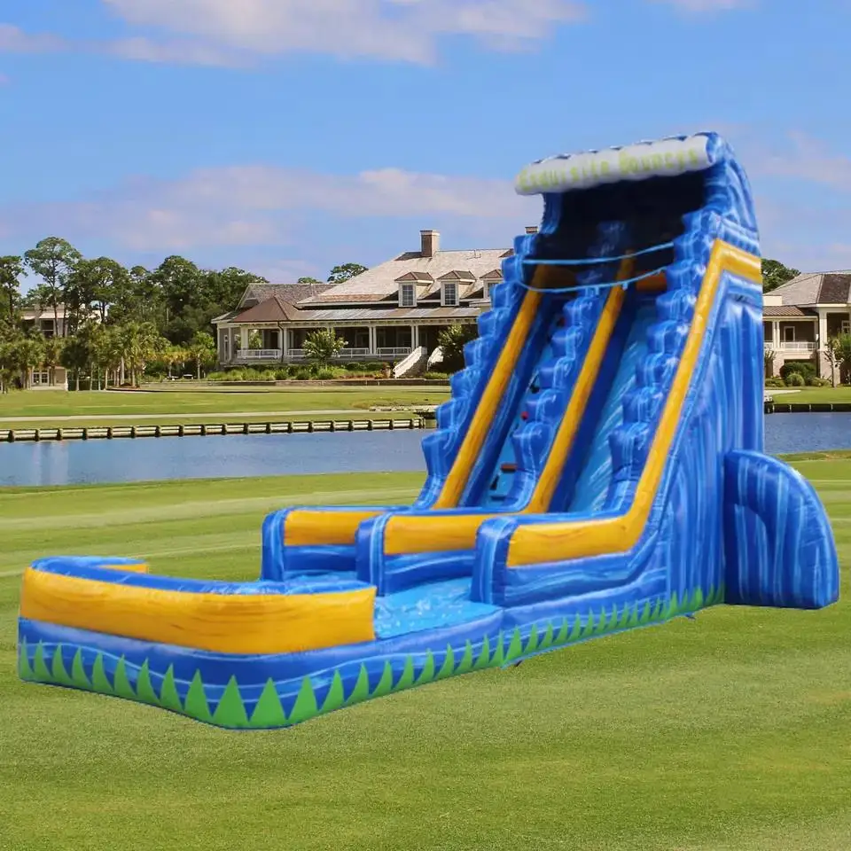 Commercial Kids Playground Obstacle Toboggan Gonflable Bouncy Water Slide Combo Bounce House Inflatable Bouncer Jumping Castle