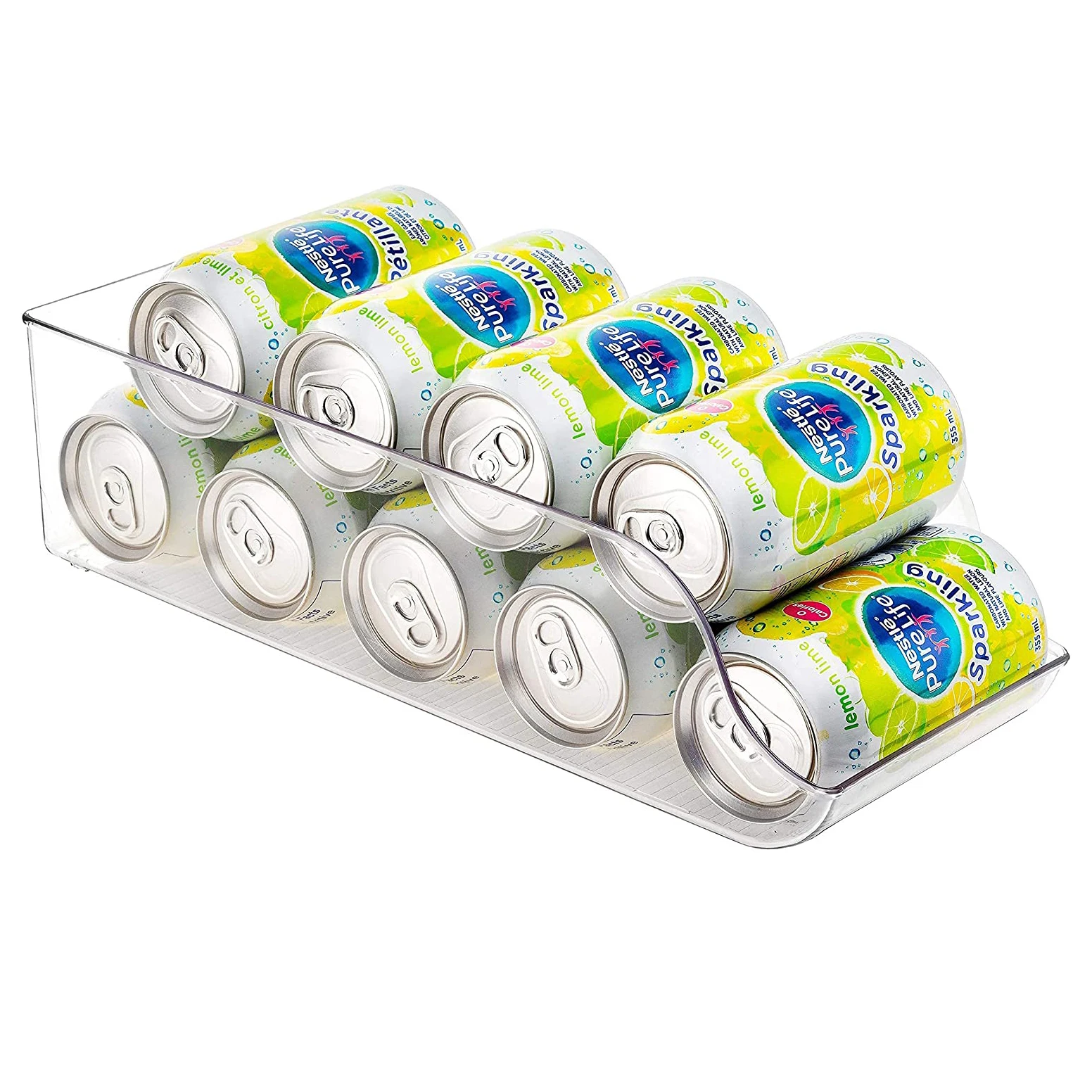 Easy to use transparent organizer kitchen milk storage refrigerator