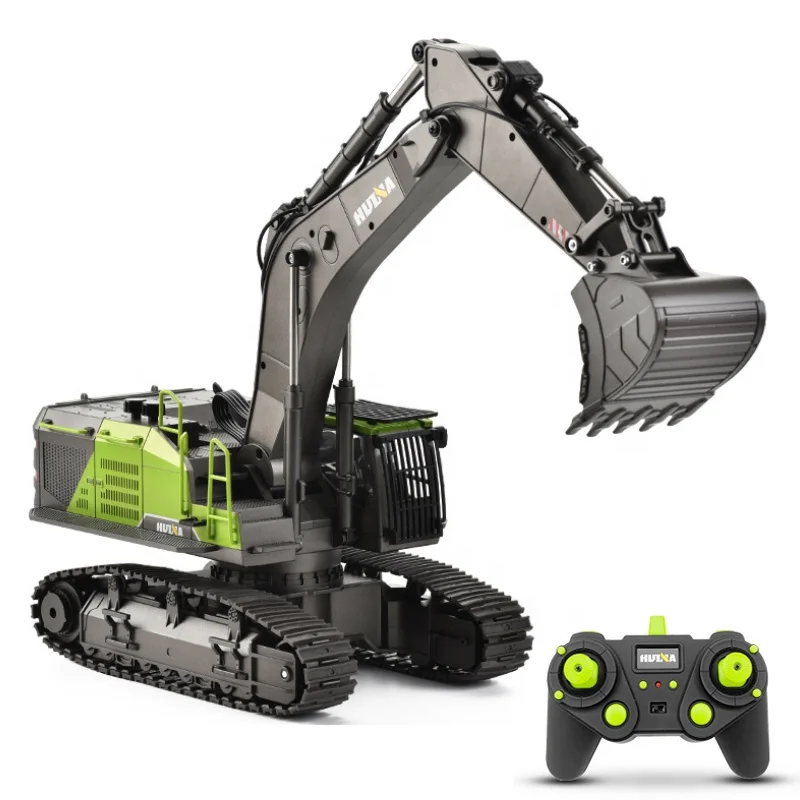 ZIGOTECH 1/14 22 channel Metal Rc Remote Control Toy Excavator Equipment 1593 R.C. Construction
