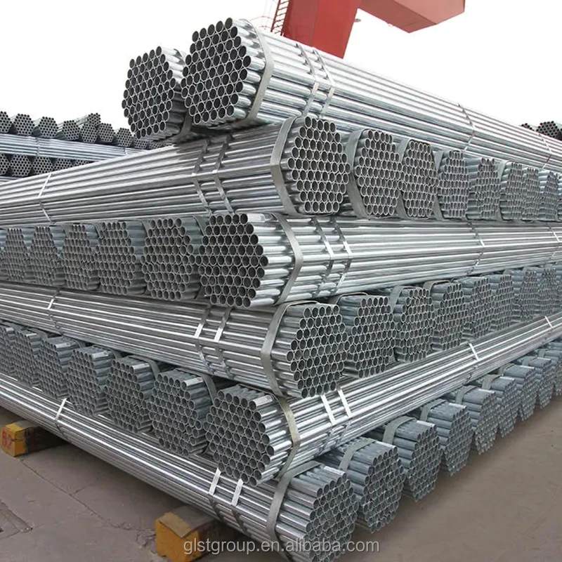 Hot Dip Galvanized Pipe Tube/ Pipe Wholesale Q235A/ASTM Gr.d Galvanized Carbon Steel 4 Inches GB Round Galvanized Tube 1 Ton
