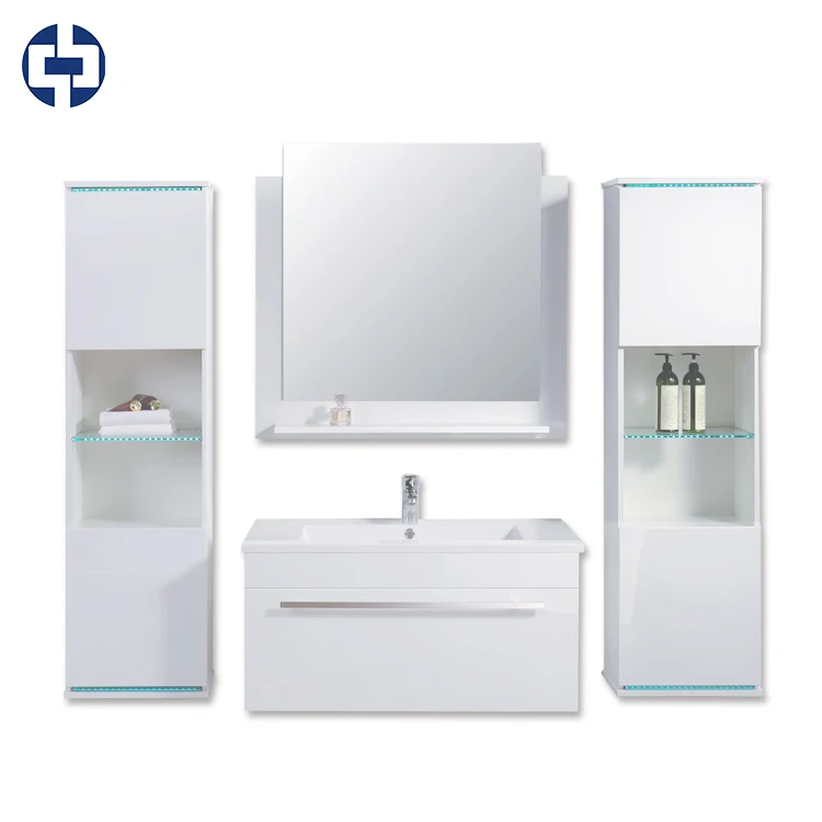 Tall bathroom cabinet cupboard white large storage shelf home bath furniture