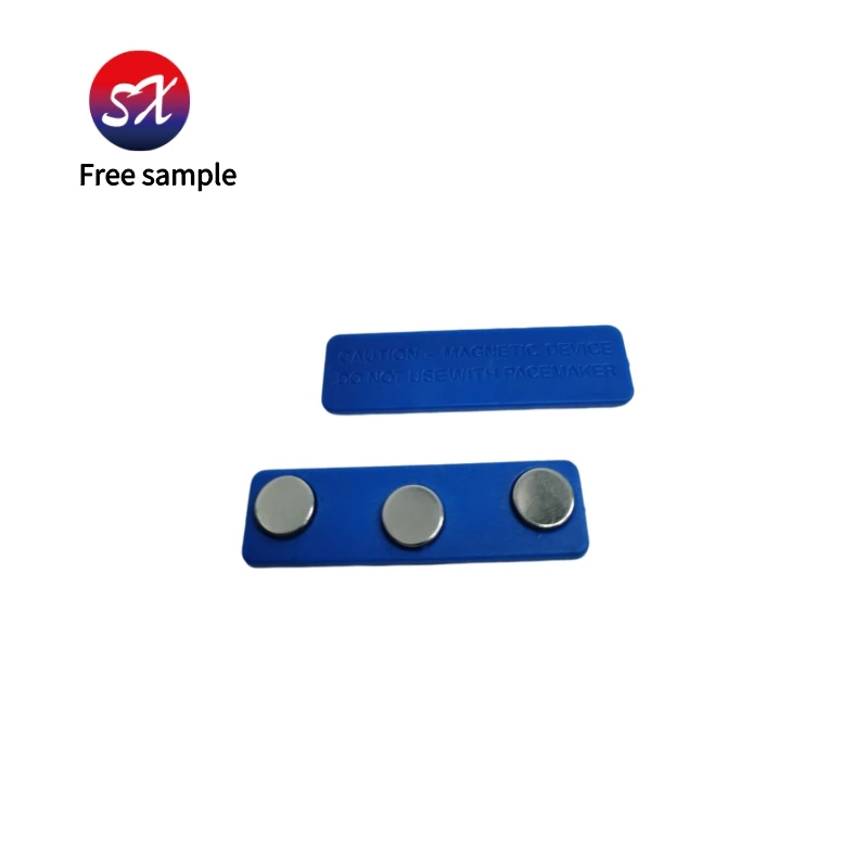 OEM ODM shape 54pcs reap magnetic dry erase reusable staff name tag badge