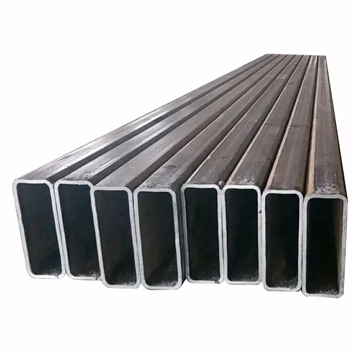 q235b Ms Erw Hollow Section Square Rectangle Pipe Black metal steel tube carbon welded pipe