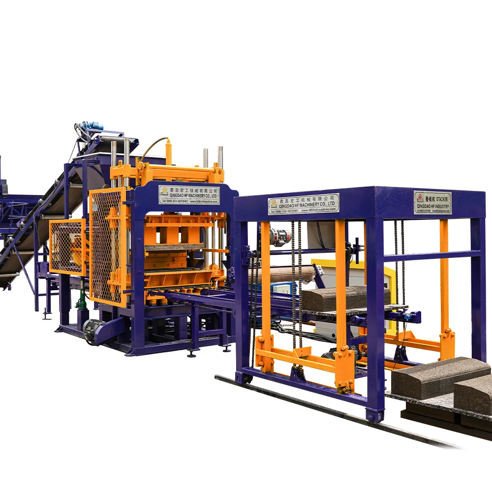 QT5-15 Hollow Concrete block making machine