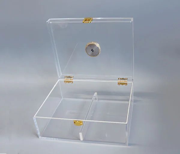 High polish clear acrylic display box wholesale