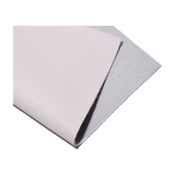 
Fabric for Shoe Making and Car Seat Cover Synthetic Leather Suppliers Sale Smooth Soft Regenerated Pu Recycled Leather Finished 