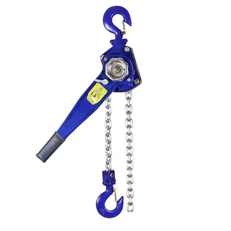 Heavy Duty Lifting 1.5meters Lever Hoist Customized 0.75ton Lever Chain Handle Chain Block Hoist