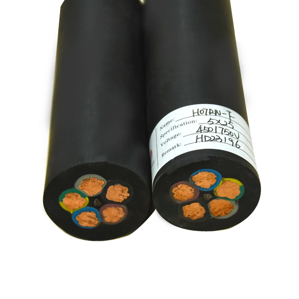 450/750V H07RN-F High Flexible Copper EPR Insulated PCP Chloroprene Rubber Sheath Power Cable