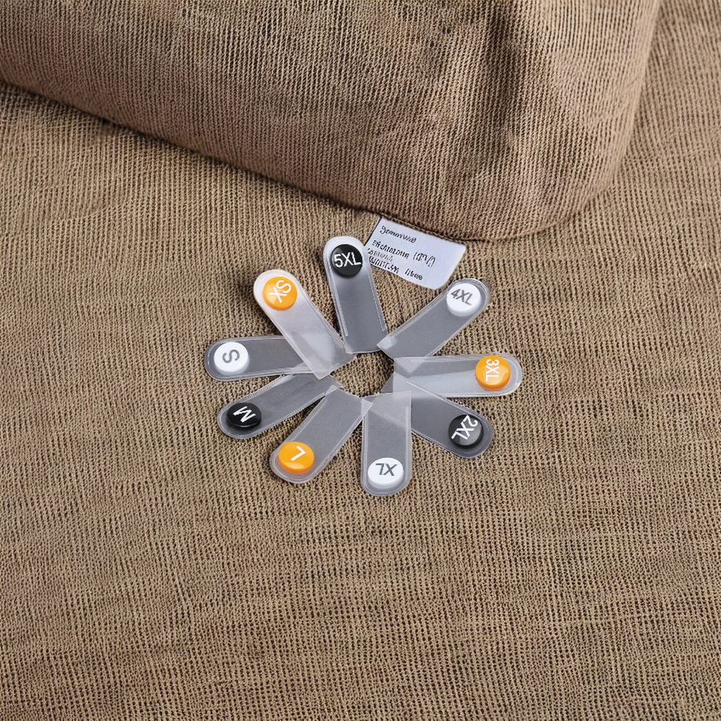 Nylon Alphabet Letter Labels - Neck Size Tags for Custom Clothing Brand Identification