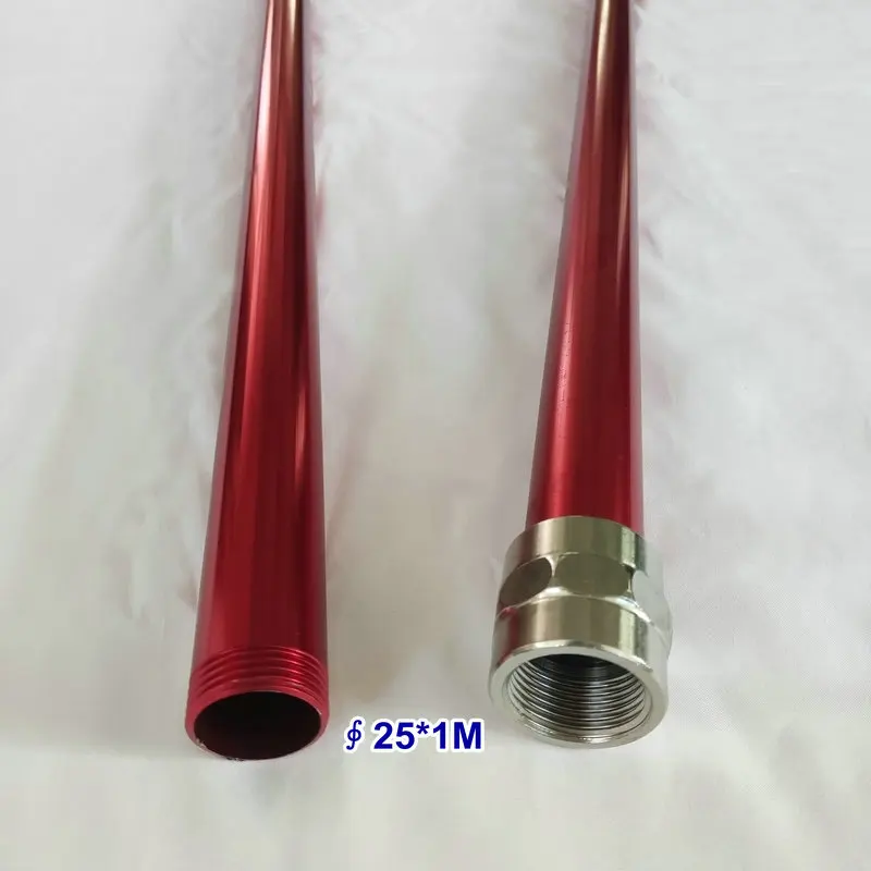 1M long diameter 19MM or 25MM large-diameter cement mortar plaster spraying machine Aluminium Extended Pipe feeding pipe