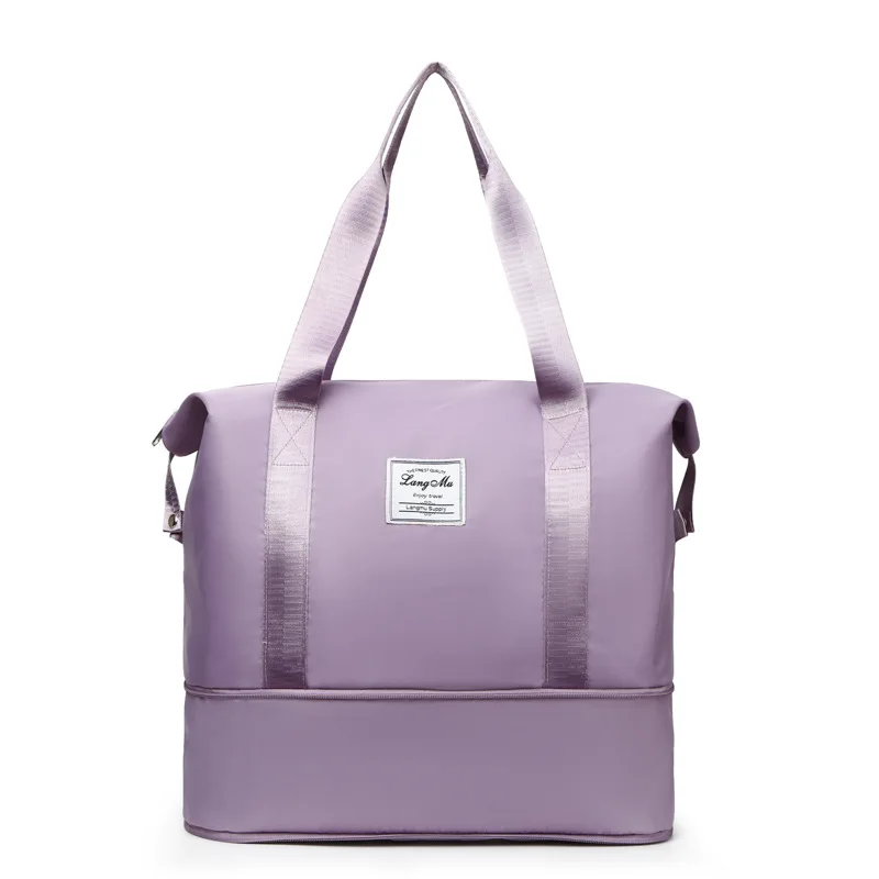 
Wholesale short distance boarding business travel large capacity light duffel bag men women fashion yoga gym bag 