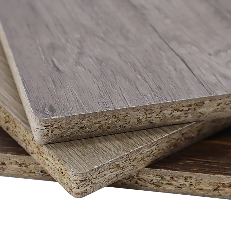 Formaldehyde free oak melanine faced  particle chipboard panel board