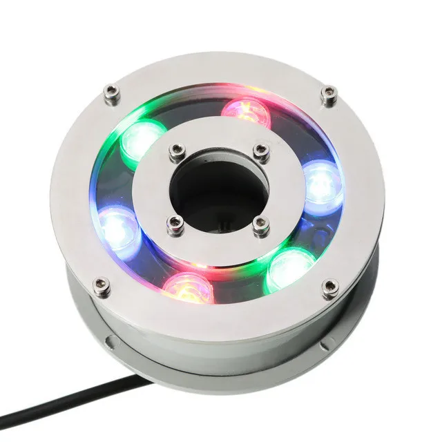 IP68 подводная Светодиодная лампа для фонтанов 6 Вт 9 12 15 18 DMX RGBW RGB светодиодная подсветка