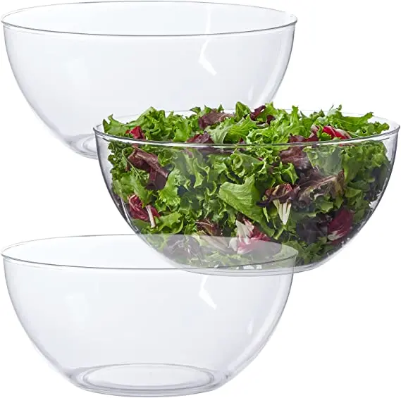 Wholesale Restaurant Salad Acrylic Tea Bowls Pc Food Grade Plastic Vegetable Transparent Glass Fruit Bowl Buy Acrylic Bowls Fr