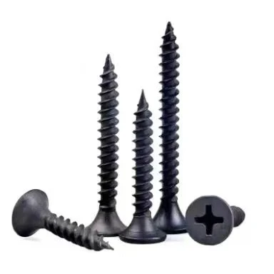 PH  Bugle Head Black Drywall Screw Manufacturer Black Phosphated Gypsum Board Screws Tianjin
