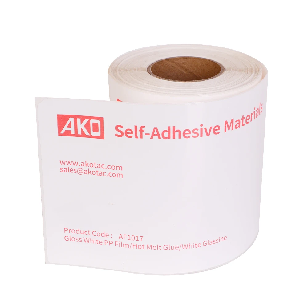 Good Quality Wholesale Label Material Hot Melt Glue Self Adhesive PET Label Paper Adhesive PET Jumbo Roll
