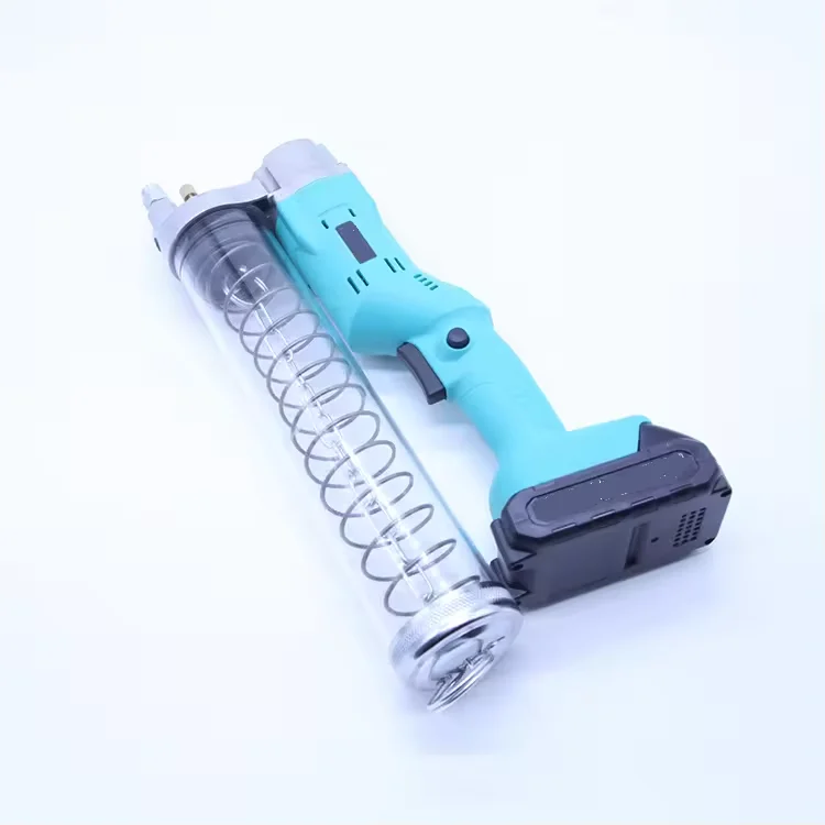 Heavy Duty 500CC 12000psi 21volts Lithium Battery High Pressure Electric Cordless Grease Gun 12 Universal Custom Color HAIYUAN