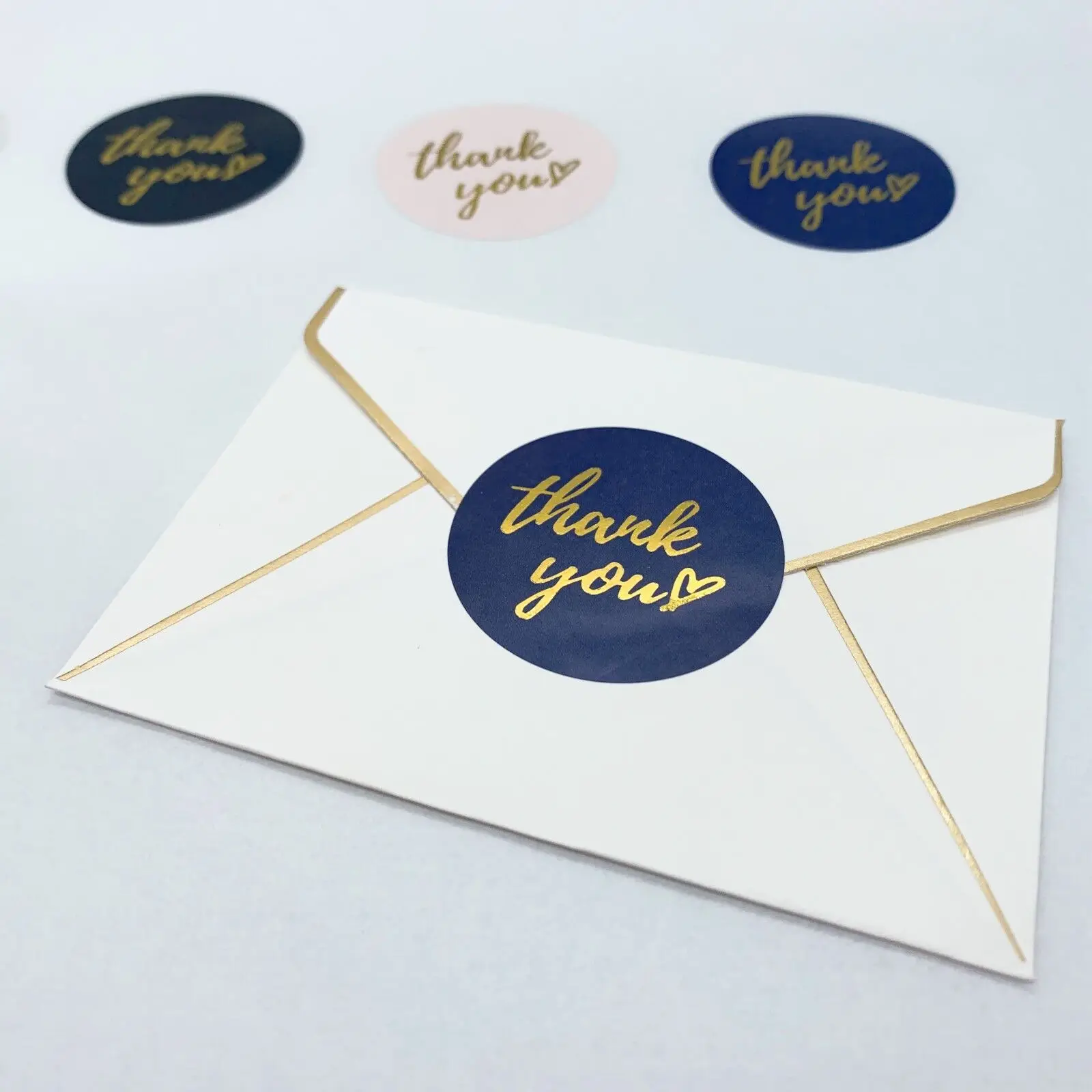 Custom adhesive label decoration sticker gift packing label packaging labels garment envelop printed logo