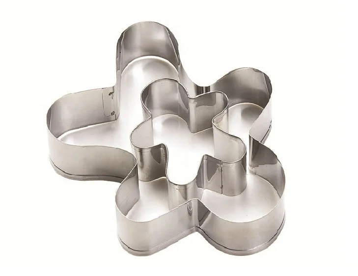 Набор для печенья из нержавеющей стали, 2 шт.