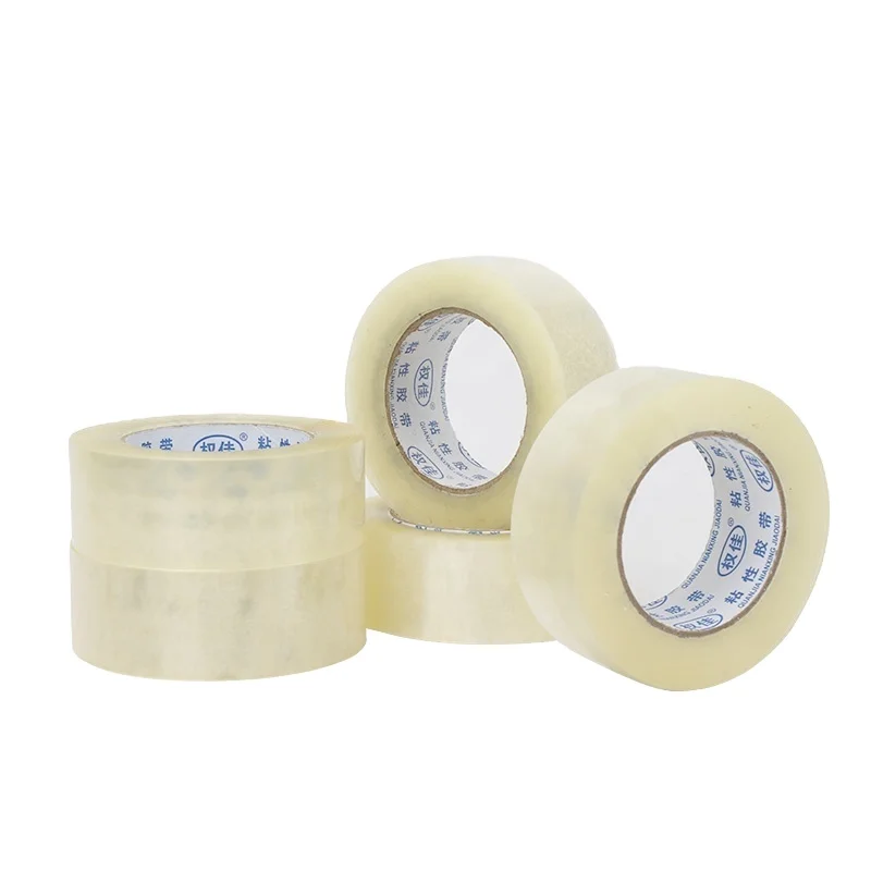 Custom Logo Bopp Tape Adhesive OPP Packaging Tape No.325 Natural Rubber Waterproof and Heavy Duty in Factory