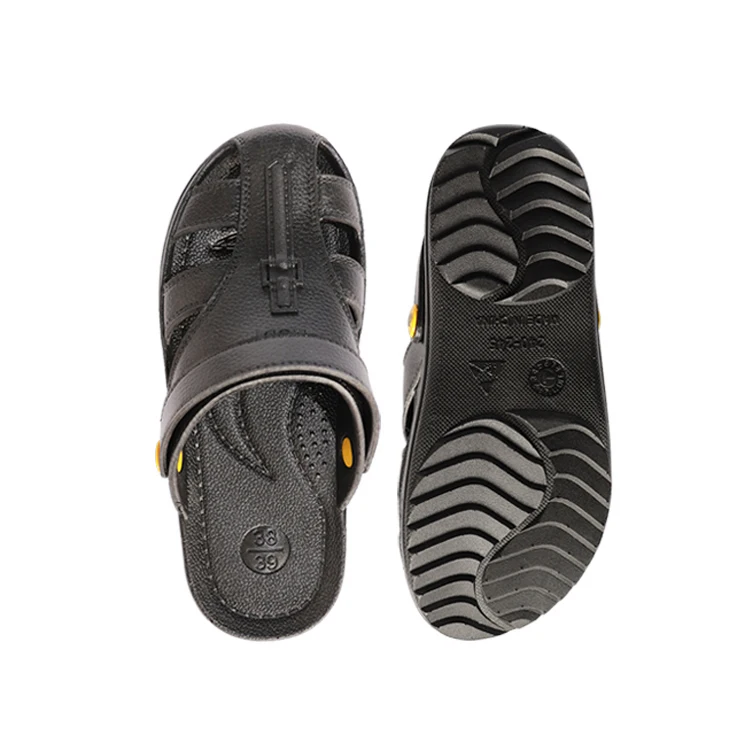 Антистатические безопасные тапочки из ПВХ Cleanroom ESD