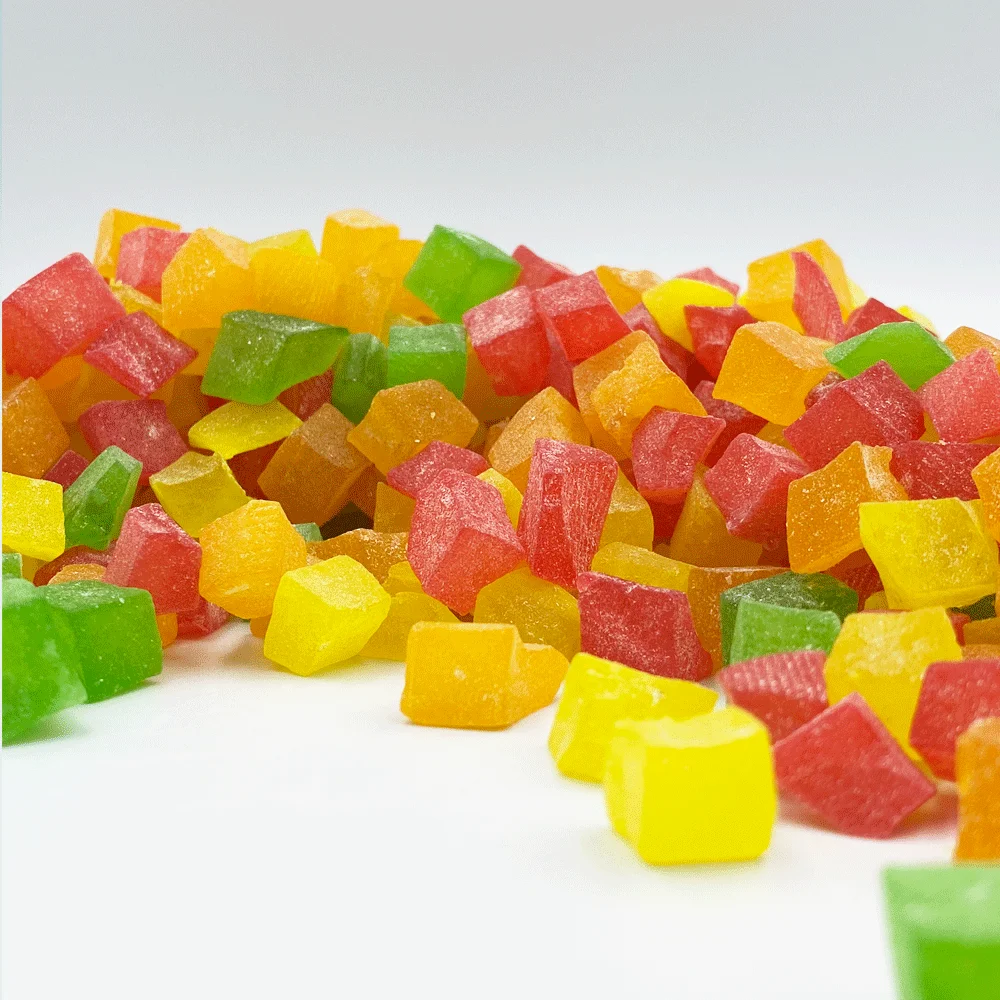 Dried papaya mixed color chunk,slim,round ,slices