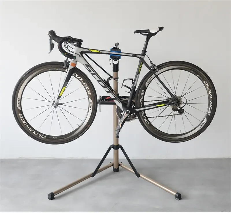 Bicycle Adjustment Special Rack Retractable Tripod Portable  Bike Work Stand Repair Tools