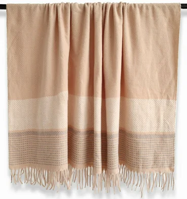 Wholesale 100% Woven Throw blanket Woven Tapestry Beach Blanket