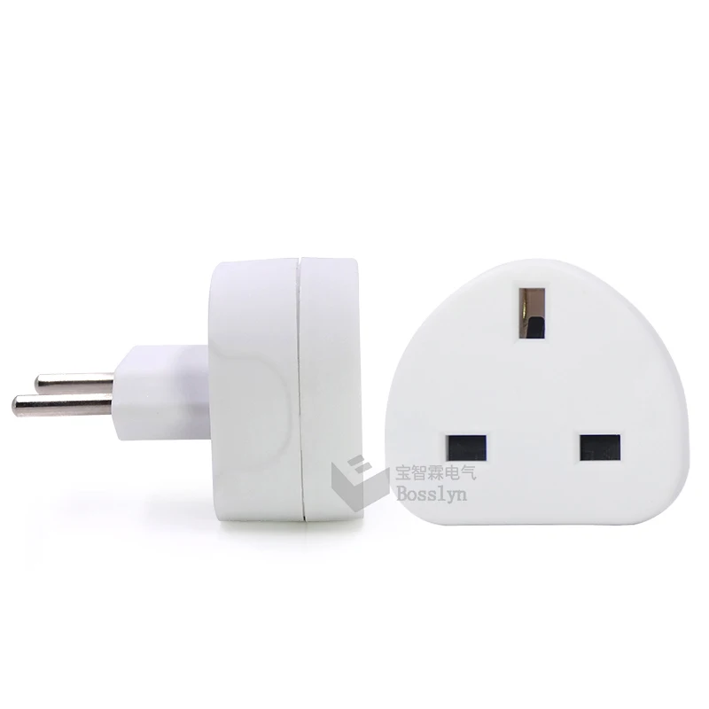 BS8546 travel adaptor uk to european plug without grounding