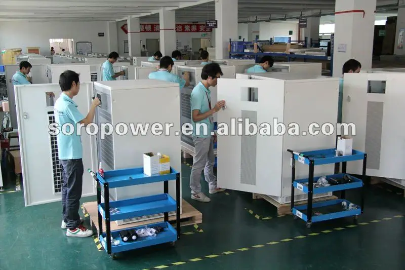 IP55 Waterproof Outdoor Telecom Battery Cabinet with Heat Exchanger 1-10KVA UPS