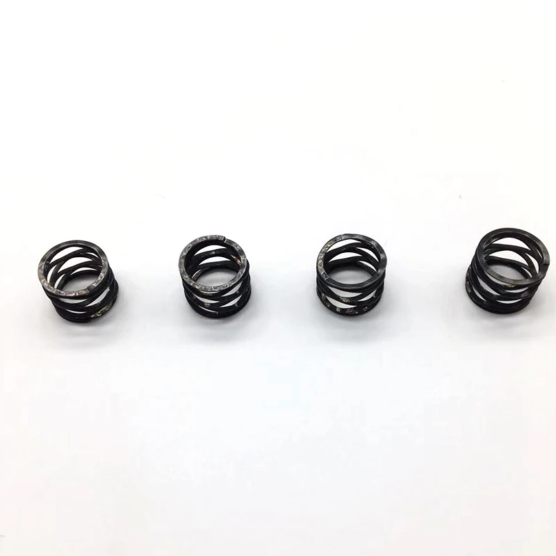 Factory customized black zinc-plated precision small wave spring