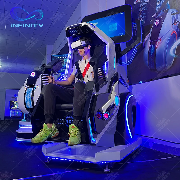 360 Degree Roller Coaster Simulator VR Amusement Park Products 9D Game Flight Cinema Virtual Reality Game Machine Arcade Gaming