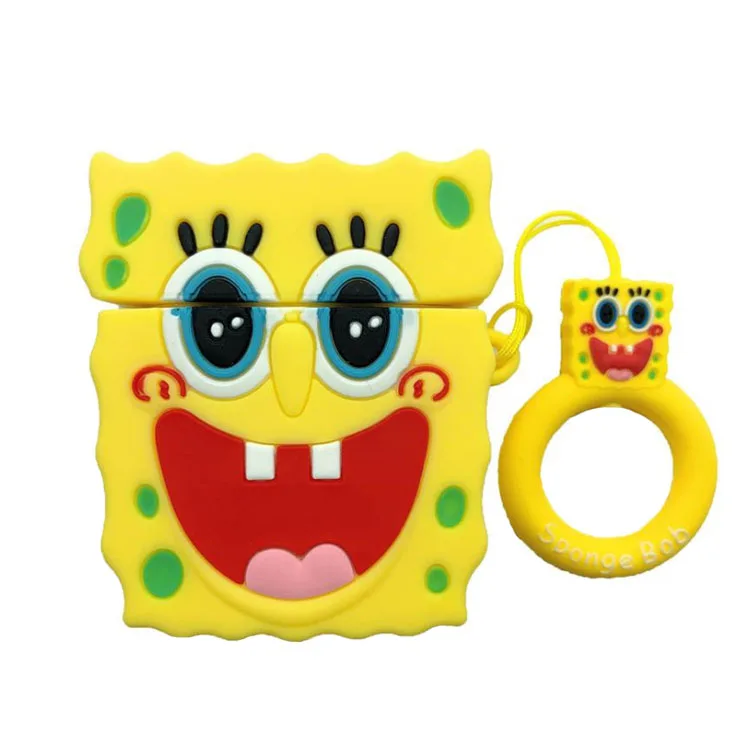 Custom Creative Carrying Earphone Protector Wireless Headphone Pouch Silicone Earphone Storage Case