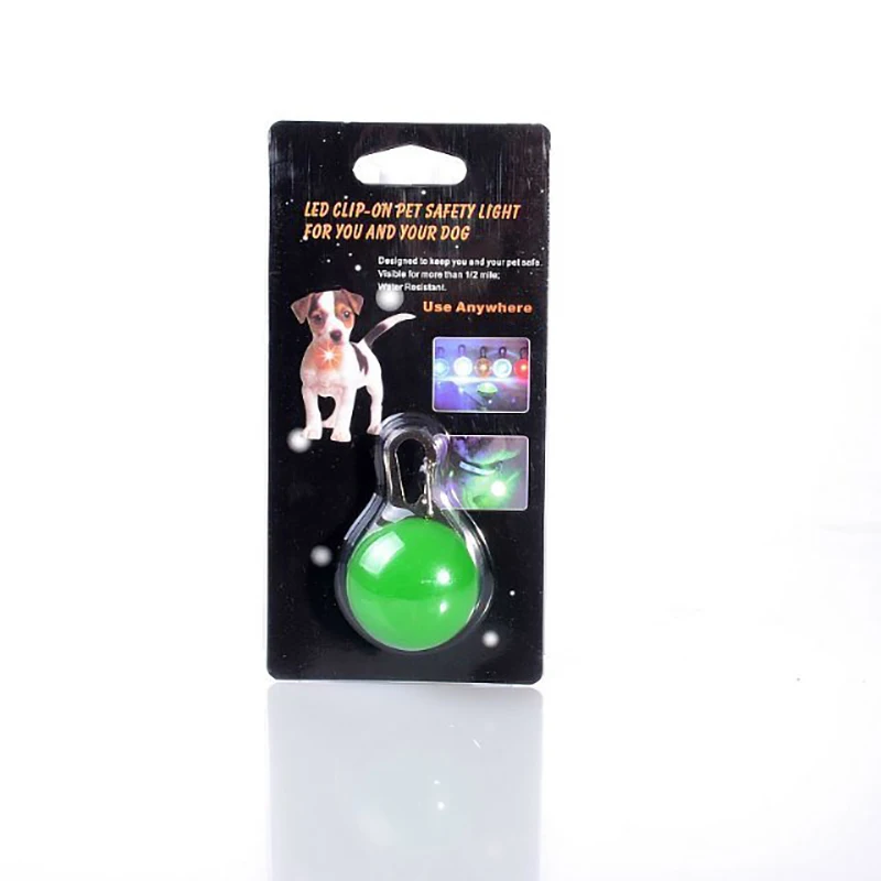 Safe At Night Pet LED Flashlight Pet Pendant Collar Glowing Pendant Pet Leads Necklace Luminous Bright Decoration Collar
