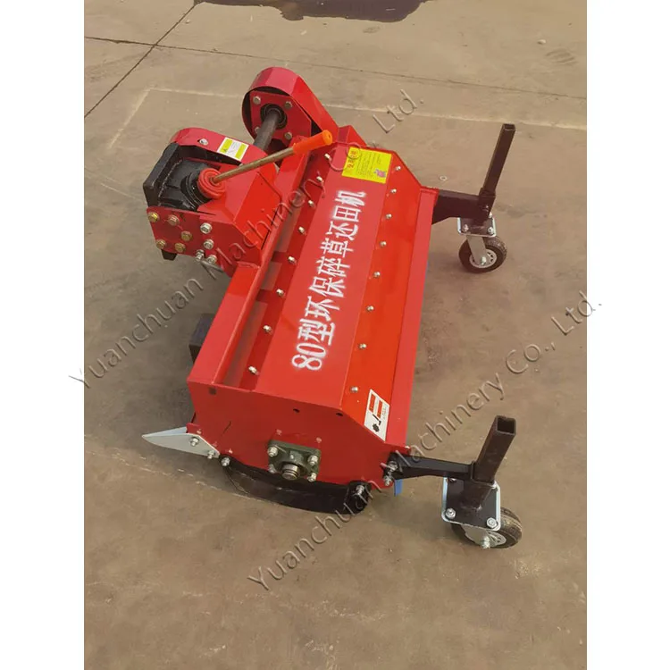 Hand-push grass-returning machine Agricultural  ding machine Greenhouse field crushing and  ding machine