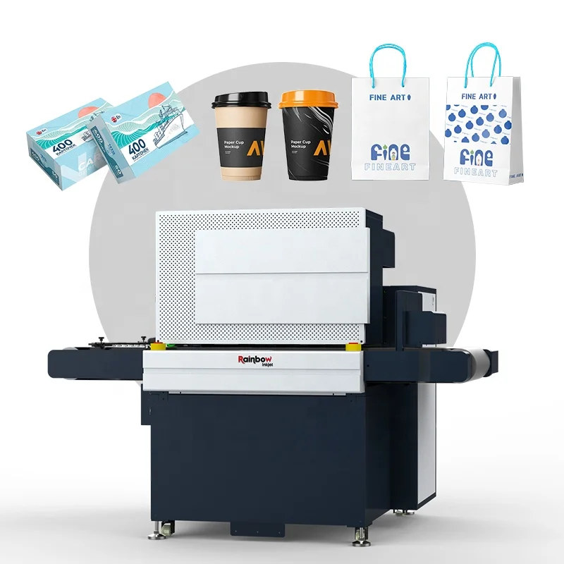 High-Speed UV Single Pass Printer for Sales Direct to Packaging Printer Machine for pizza box