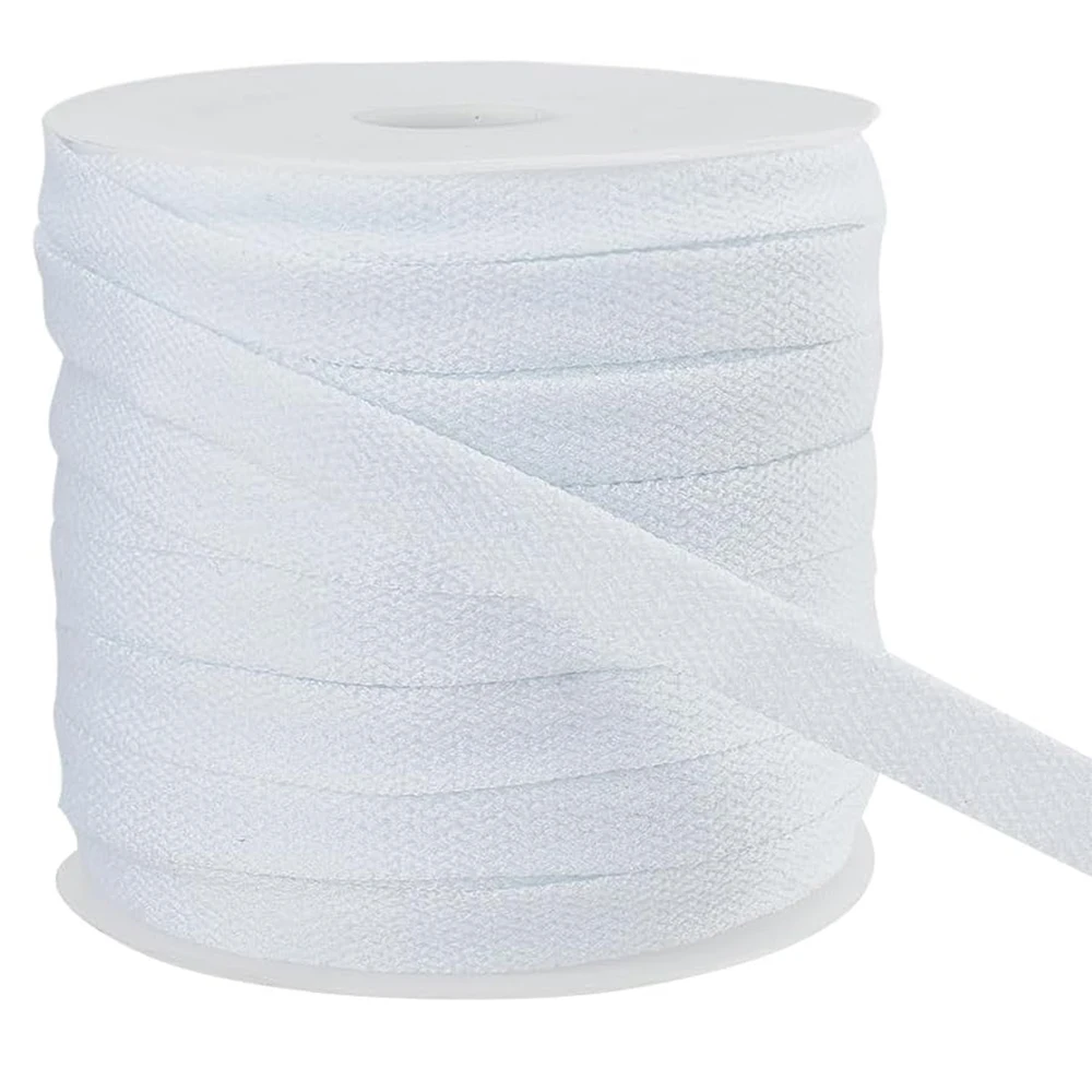 China Factory Wholesale Flat Drawstring Rope Replacement Wide Soft Hoodies Drawstring Cotton Hoodies Draw Cord