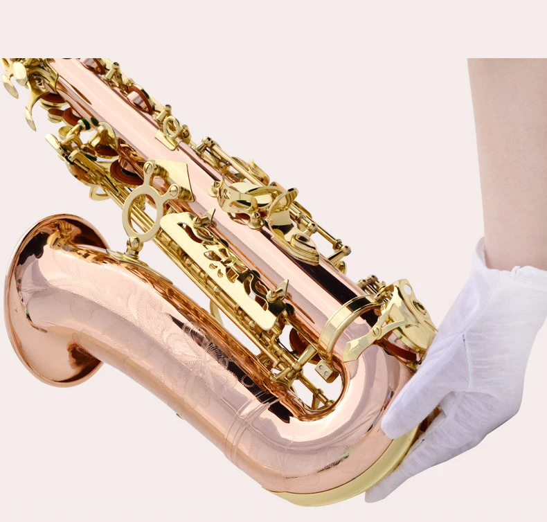 
Gold Lacquer Phosphorous Copper Alto Instrument Accessories China Sax Professional Eb Saxophone Alto 