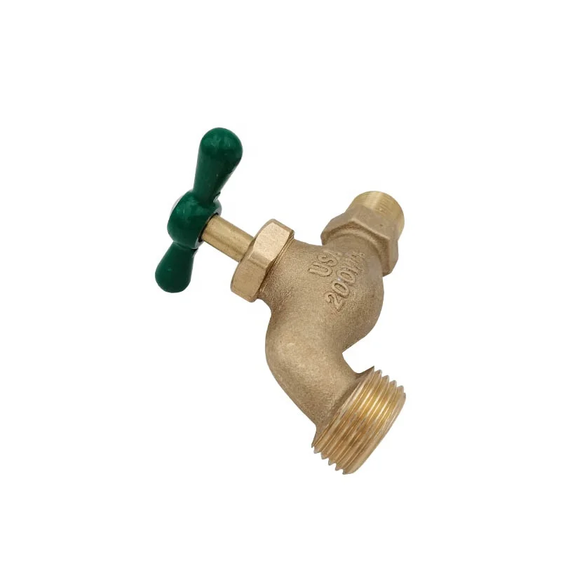 
1/2 heavy duty hose bibcock outdoor solid brass garden bib tap water pipe faucet 