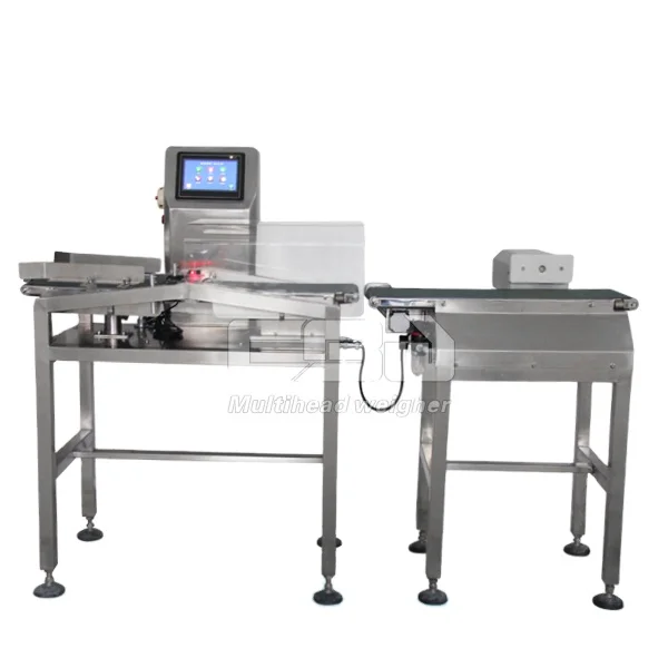 Automatic Check Weight Machine Food Weighing Machine Check Weigher For Combination Scale Packaging System