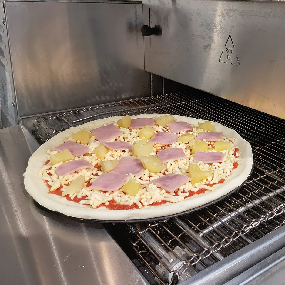 18 ' variable air power impingement electric conveyor pizza oven for pizza restaurant