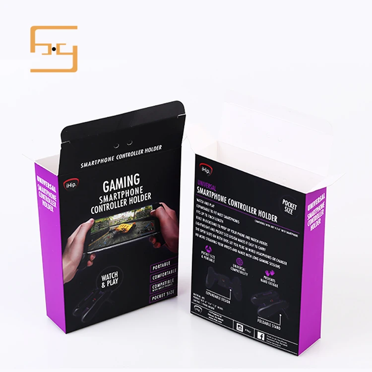 Hair Removal Device Custom Logo Printed Flat Pack Folding Corrugated Die Cut Packing Box