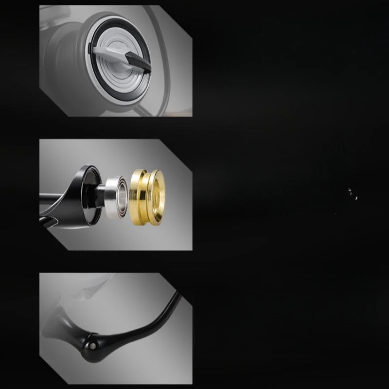 Hot OEM High Intensity Graphite Rotor Thick Bail Front Drag 6.5kg Max Drag Strong Drive Gear Spinning Fishing Reel