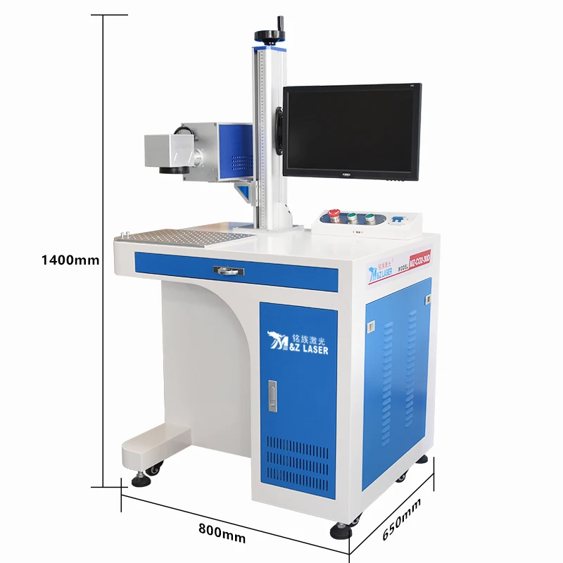 Multifunctional CO2 Galvo Laser Marking Machine Used Sawmill Farm Home Use Restaurant Air Cooling EZCAD AI LAS DXF DAVI SINO