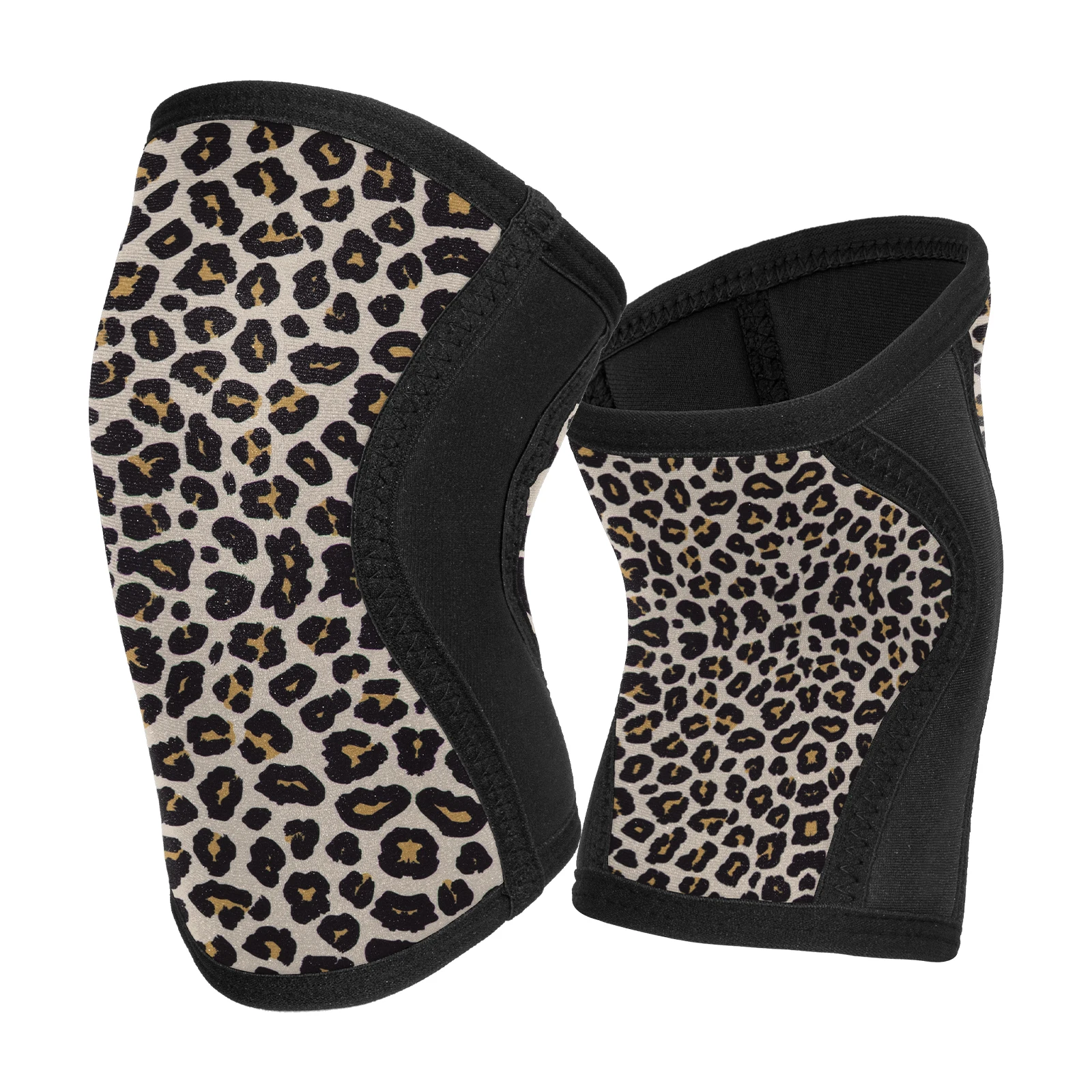 MKAS Gym Strong Knee Wraps Support Brace Men Outdoor Weight Lifting Knee Sleeves Neoprene 7Mm Powerlifting Knee Support