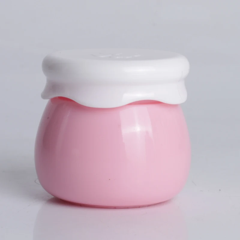 luxury 10g white pink blue cosmetic face lotion pp plastic jar Wholesale Empty Cosmetic Container Small cream Jar in store