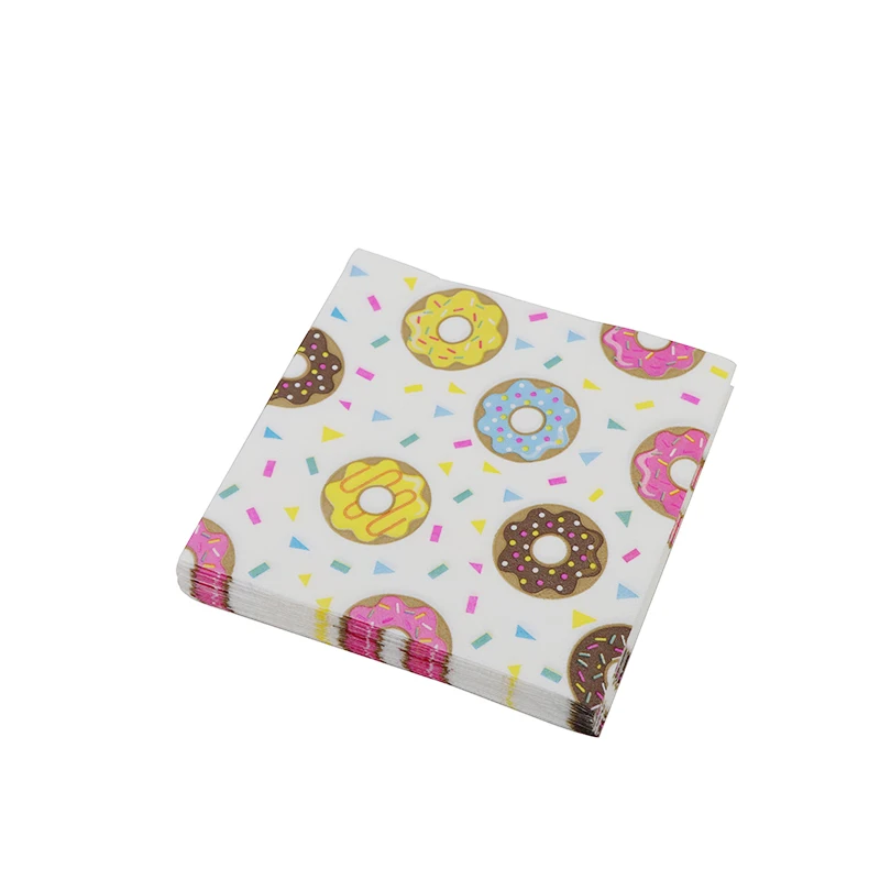 Wholesale recycled custom printed color cocktail dinner paper table napkins