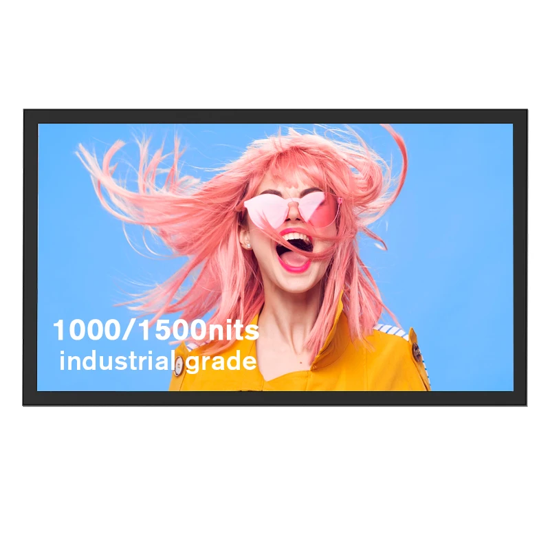 3000nits outdoor high quality industrial panel IP66 waterproof display industrial lcd monitors