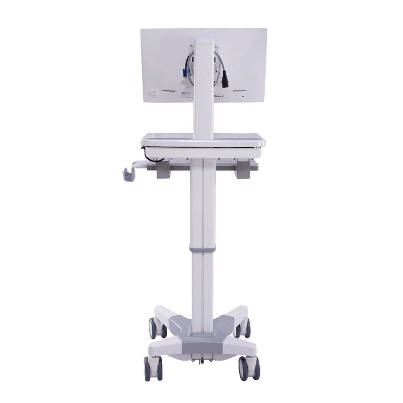 All in one Medical Trolley Hospital ABS Cart with Computer for Sick Use Medical Cart Hospital Trolley