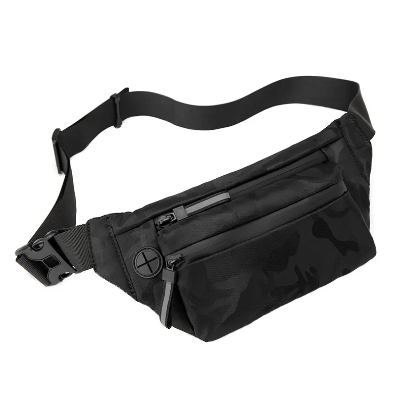Men fanny pack waist bag shoulder sling bag waterproof crossbody chest bag